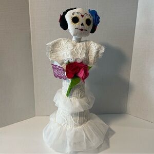 20” Fabric Catrina Doll Day Of The Dead New